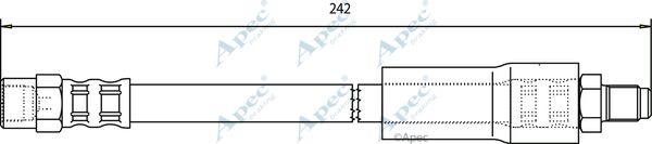 APEC BRAKING Pidurivoolik HOS3173